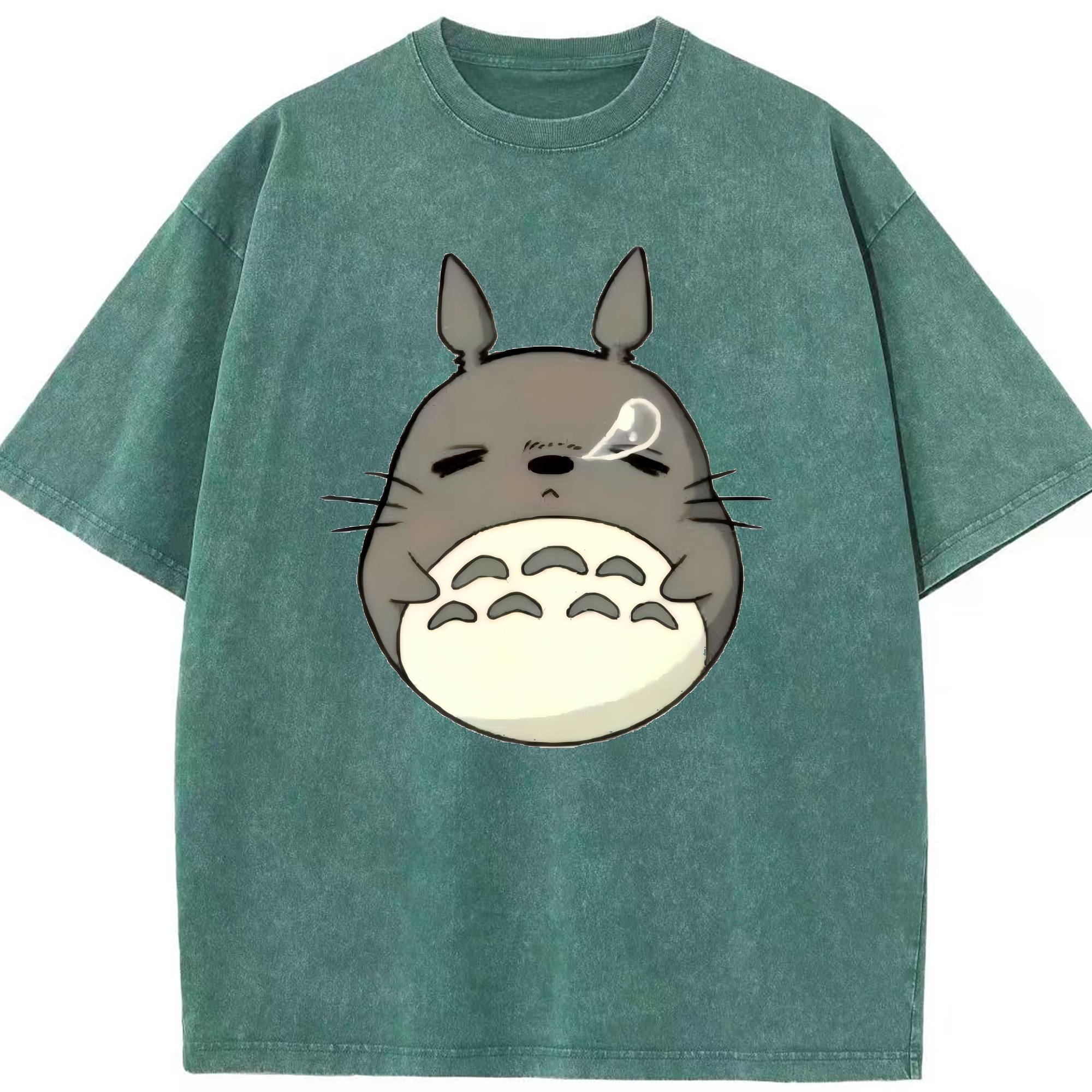 （画像用） となりのトトロ 草壁メイ 草壁サツキ My Neighbor Totoro Satsuki Kusakabe Mei Kusakabe 綿100% ヴィンテージ風 半袖Tシャツ（フロントプリント）